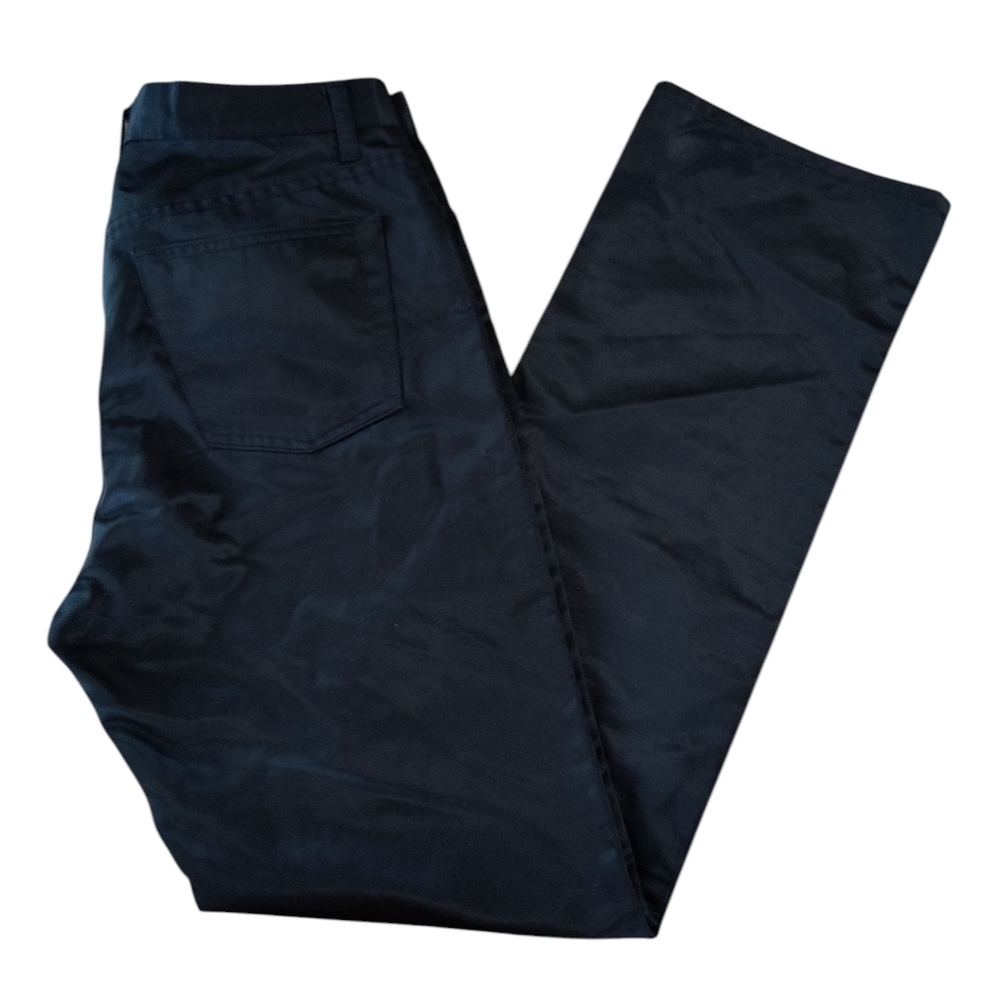 Gap Black Boot Cut Faux Leather Pants Size 10